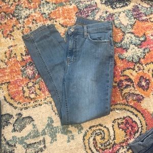 Free People distressed skinny jeans